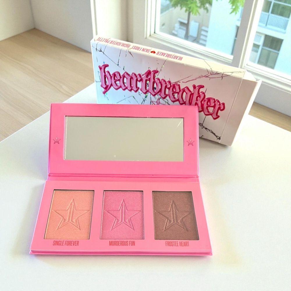 💎 Jeffree Star Heartbreaker SkinFrost Highlighter Palette New In Box